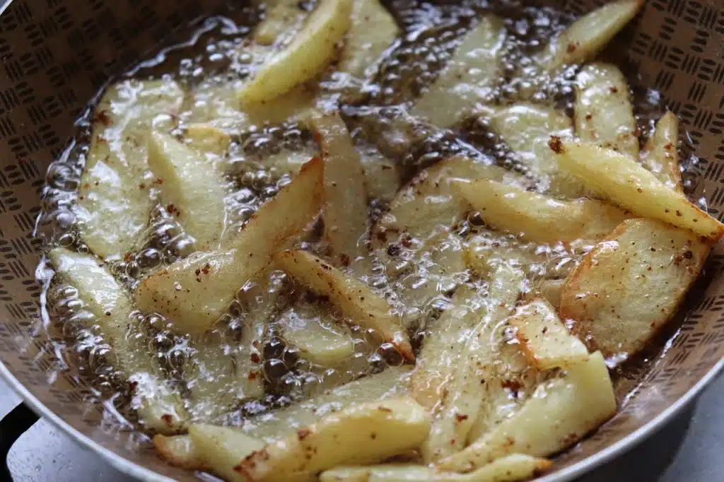 Our customer will need a Cooking oil collection in Doncaster after they have cooked these chips that are frying