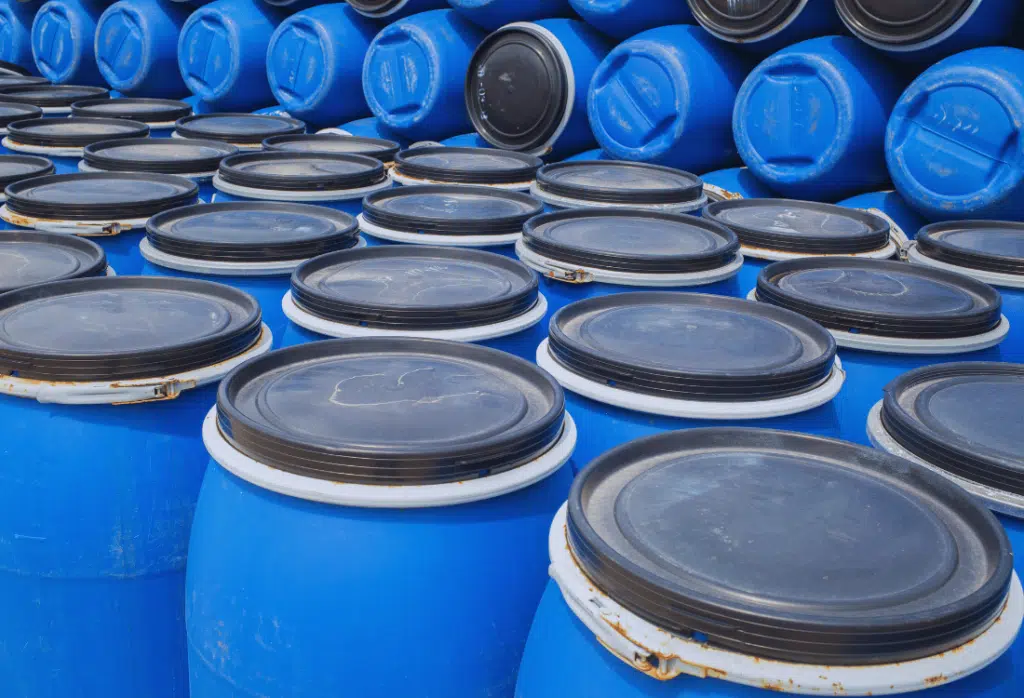 used cooking oil storage barrels for Bristol based businesses to recycle oil